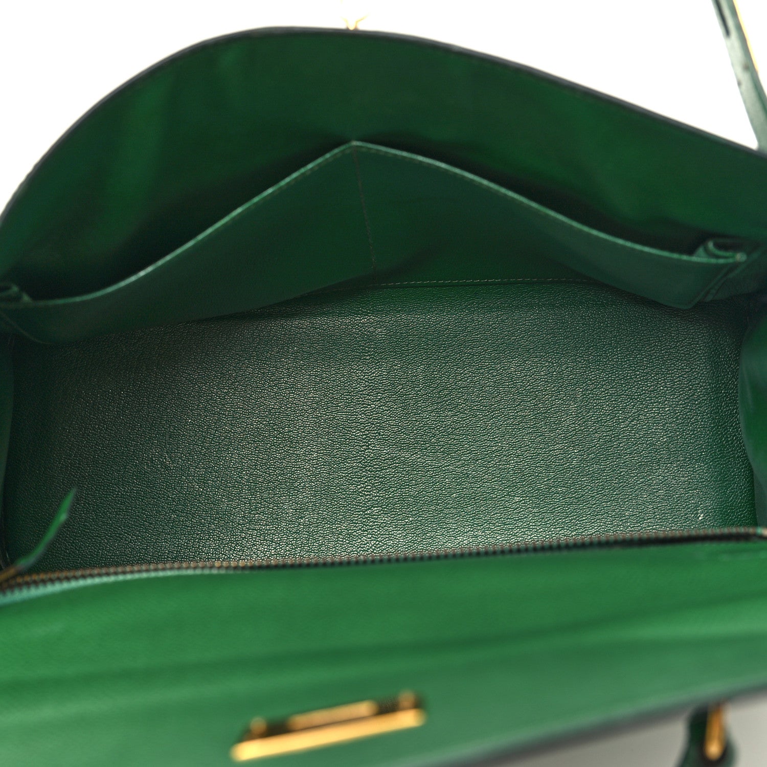 Hermes Courchevel Kelly Retourne 32 Vert Bengale 5 of 13