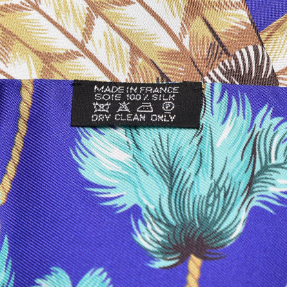 Hermes Silk Brazil Maxi Twilly Encre Turquoise Bronze 5 of 6