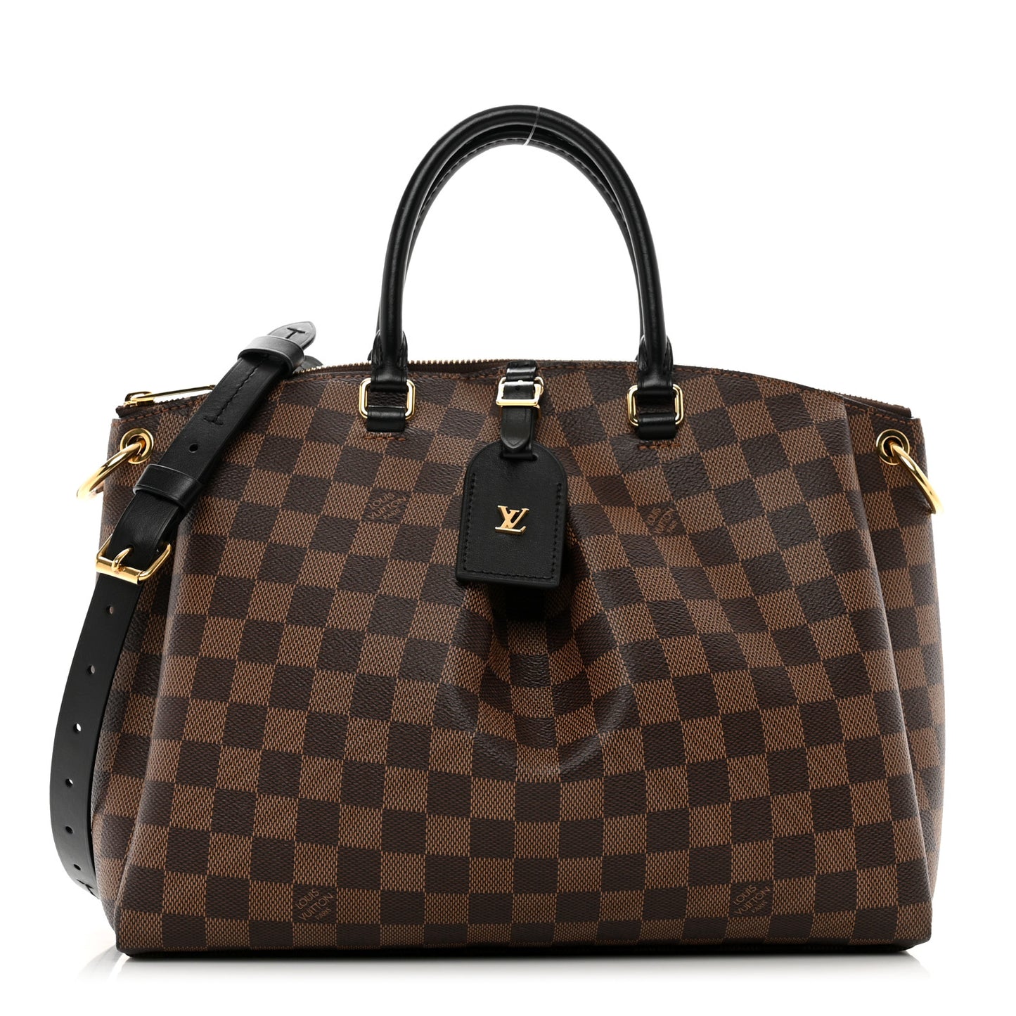 Damier Ebene Odeon Tote MM Black