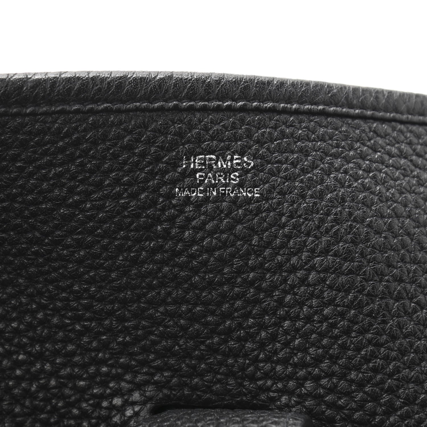 Hermes Taurillon Clemence Evelyne III TGM Black 6 of 13