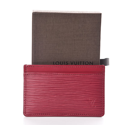 Louis Vuitton Epi Card Holder Fuchsia 8 of 8