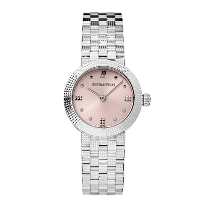 Audemars Piguet 18K White Gold 24mm Classic Manual Winding Watch Pink 15026BC.GG 1 of 7