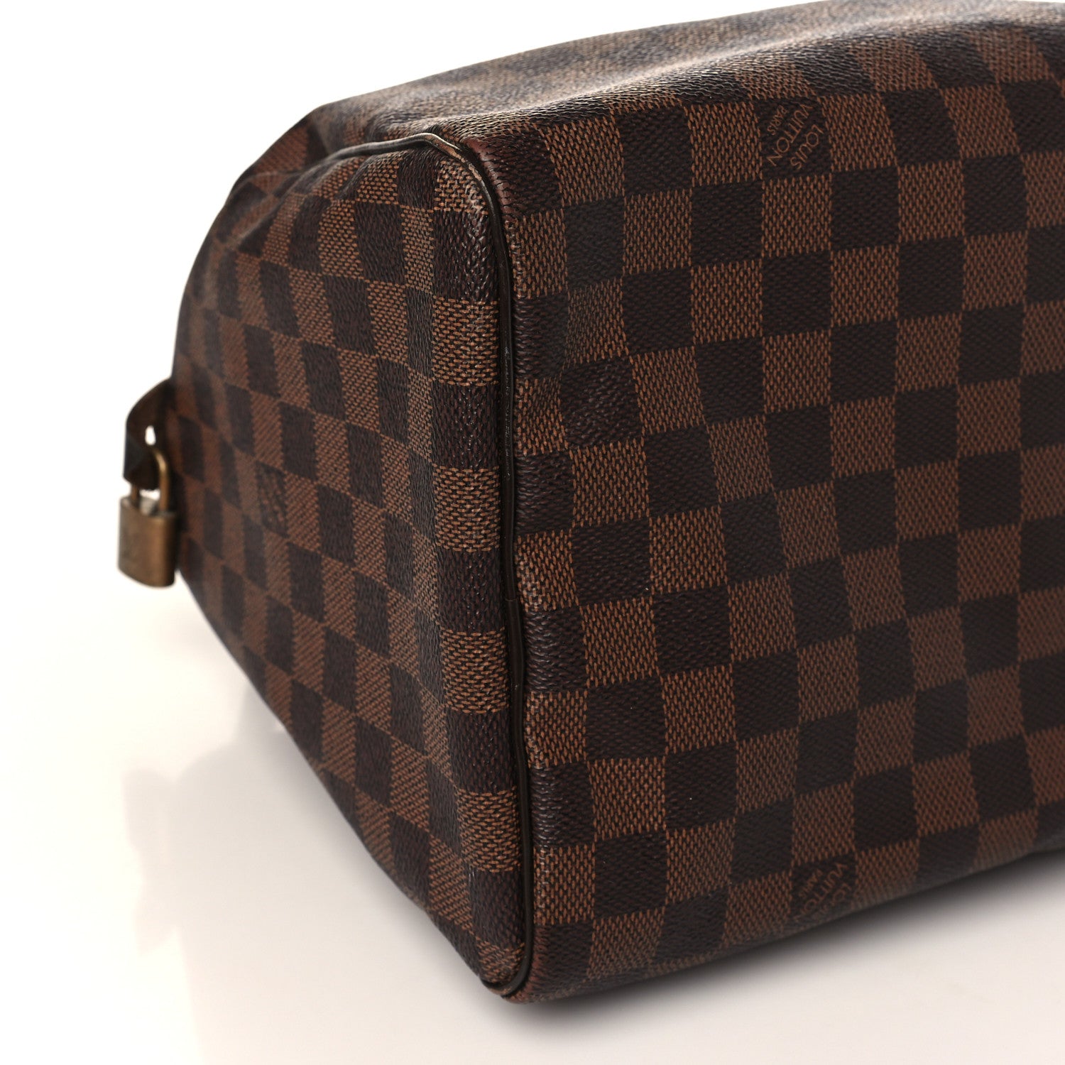 Louis Vuitton Damier Ebene Speedy 30 7 of 8