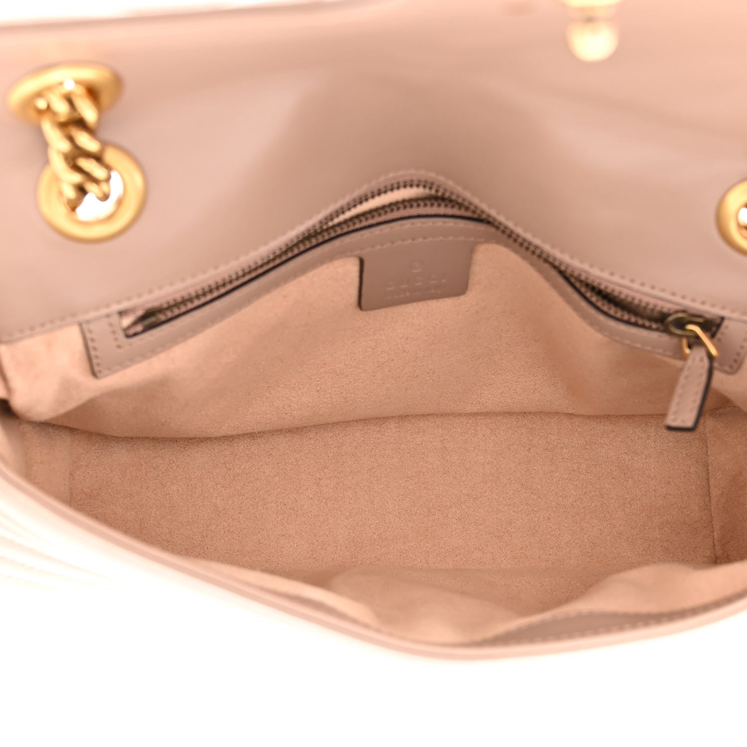 Gucci Calfskin Matelasse Small GG Marmont Shoulder Bag Porcelain Rose 5 of 10