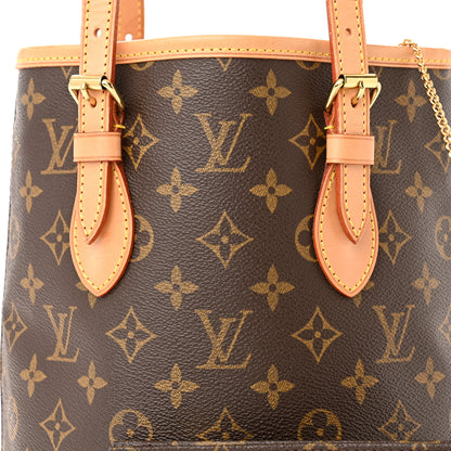 Louis Vuitton Monogram Petit Bucket 23 8 of 20