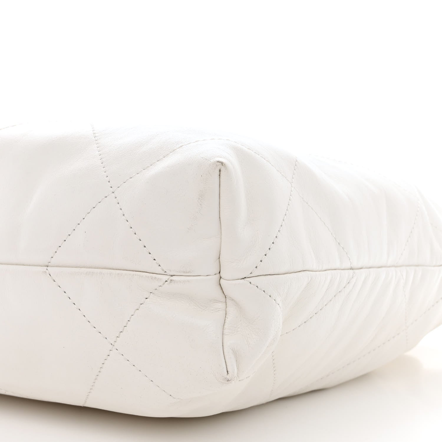 Chanel Shiny Calfskin Quilted Small Chanel 22 White 13 of 13