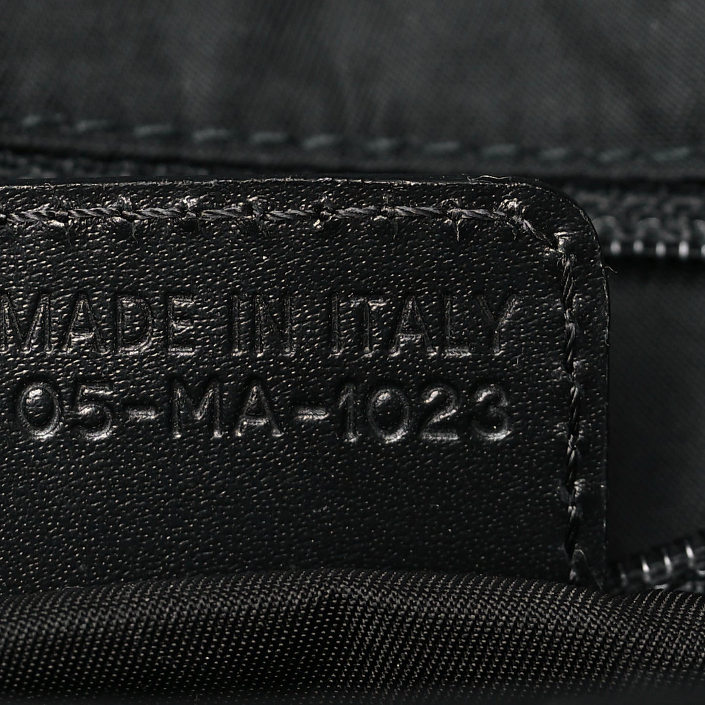 Monogram Calfskin Street Chic Columbus Ave Bag Black