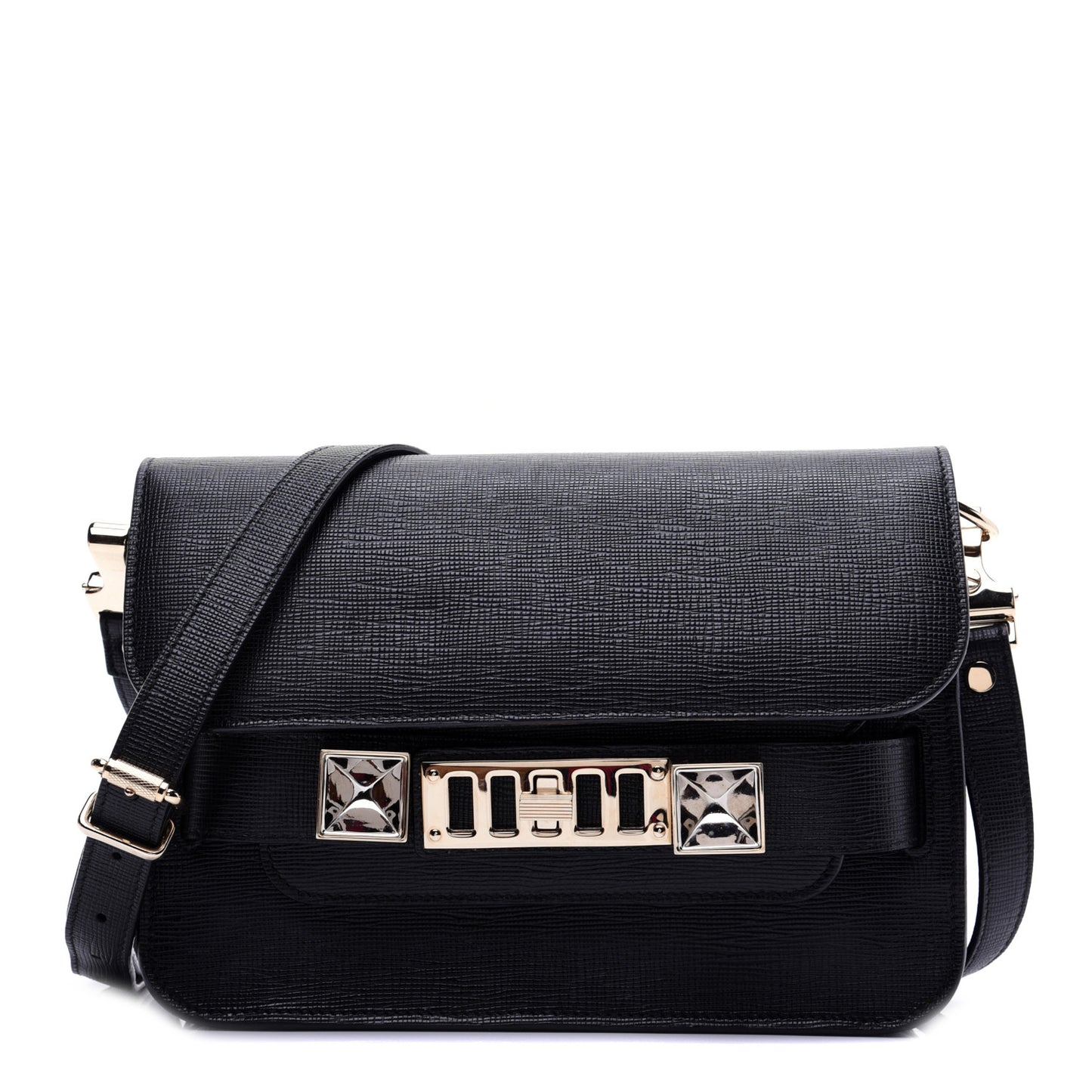 New Linosa Mini PS11 Classic Shoulder Bag Black