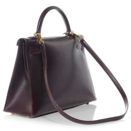 Hermes Box Kelly Sellier 32 Quetsche 3 of 9