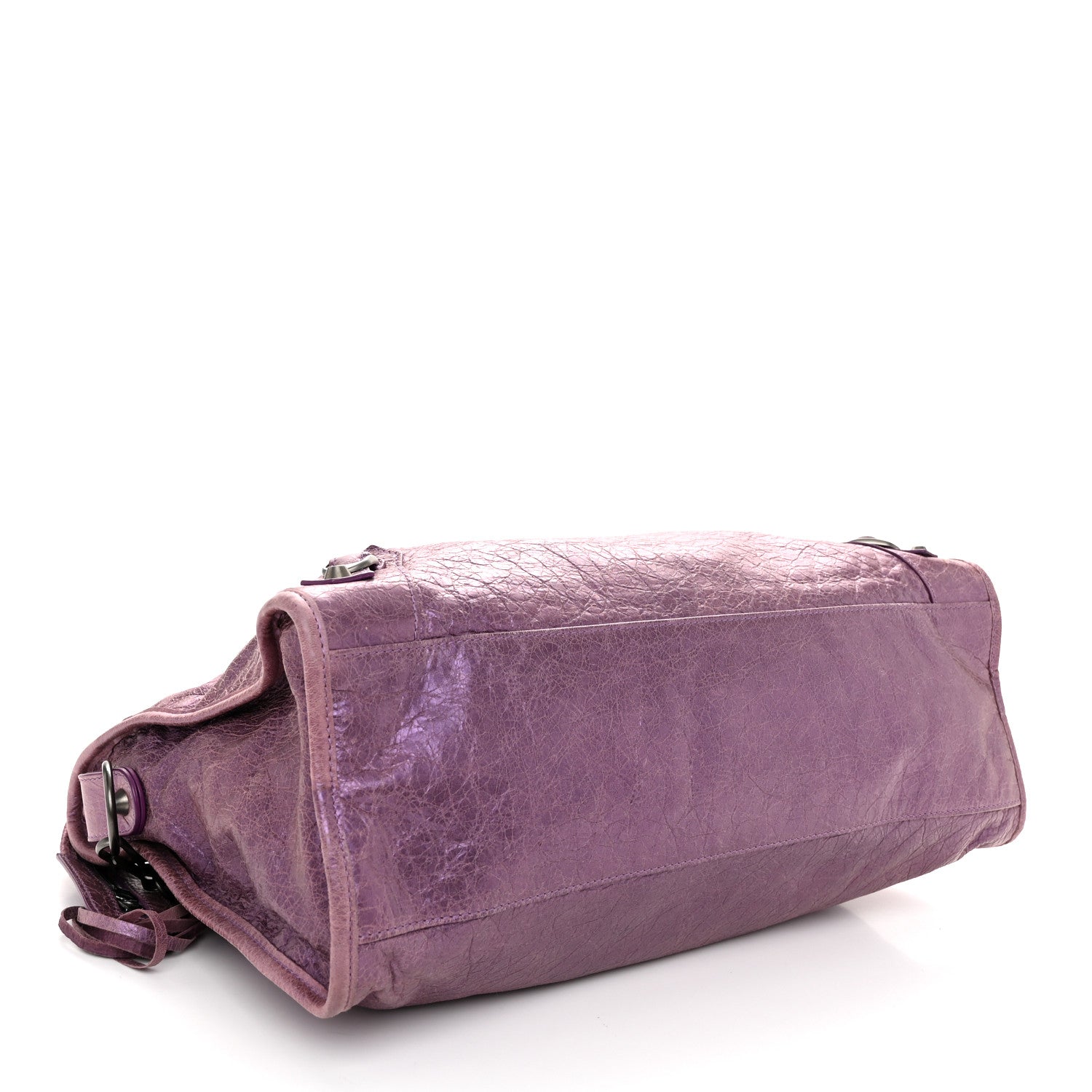Balenciaga Agneau Classic Hardware City Metallic Purple 4 of 10