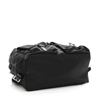 Prada Tessuto Nylon Saffiano Medium Backpack Black 3 of 9