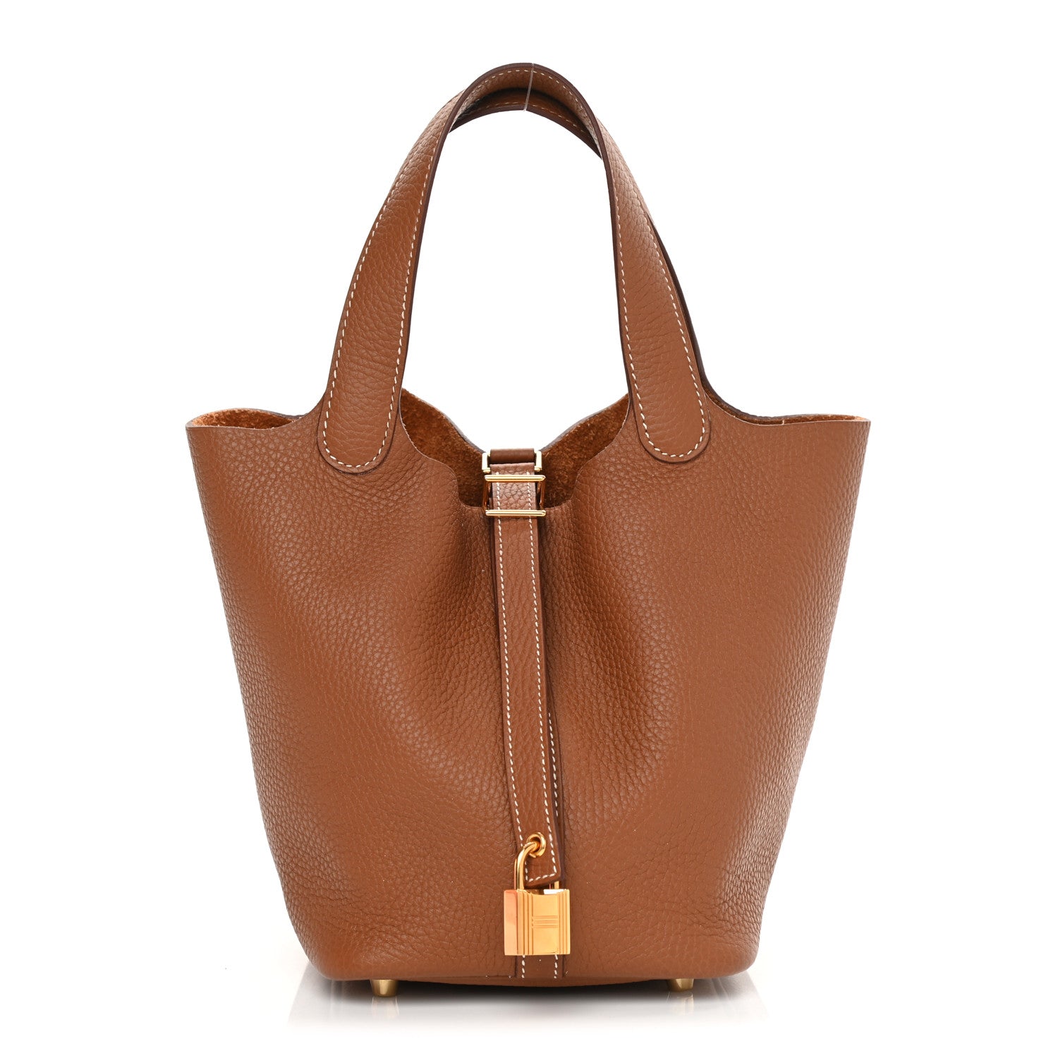 Hermes Taurillon Clemence Picotin Lock 18 PM Gold 1 of 15
