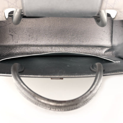 Christian Dior Metallic Goatskin Medium Diorever Flap Silver 5 of 13