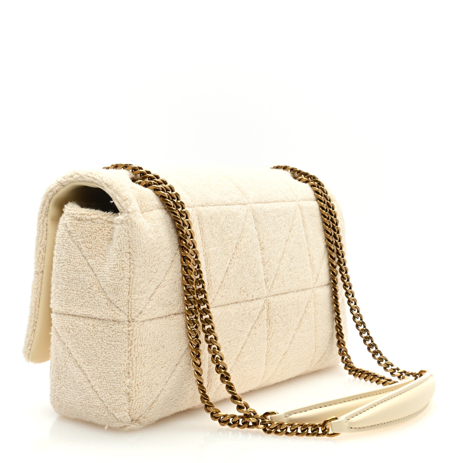 Saint Laurent Terry Patchwork Monogram Medium Jamie Tropical Sand 3 of 8