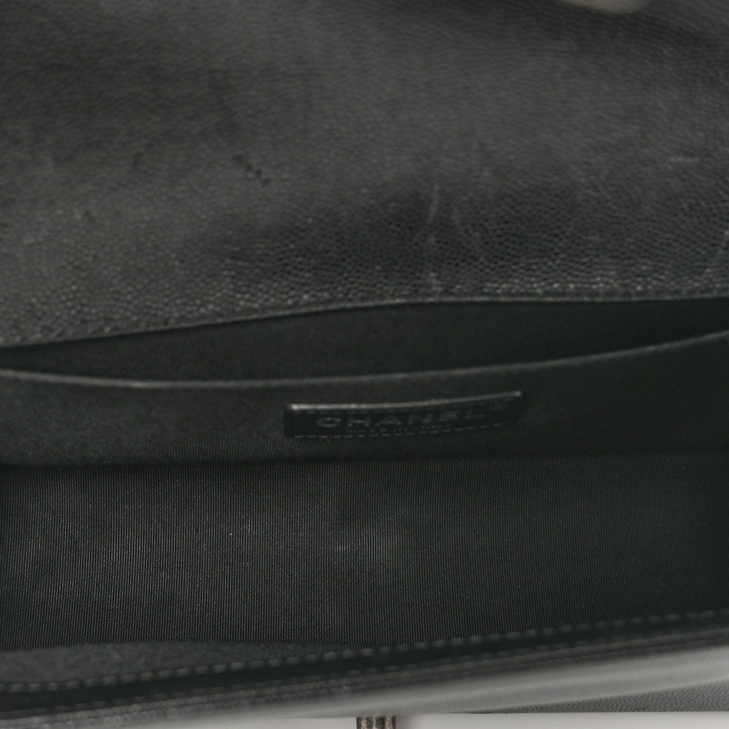 Chanel Caviar Quilted Medium Boy Flap Black 6 of 10