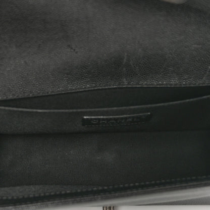 Chanel Caviar Quilted Medium Boy Flap Black 6 of 10