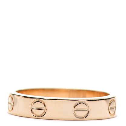 Cartier 18K Yellow Gold 3.5mm LOVE Wedding Band Ring 50 5.25 3 of 5