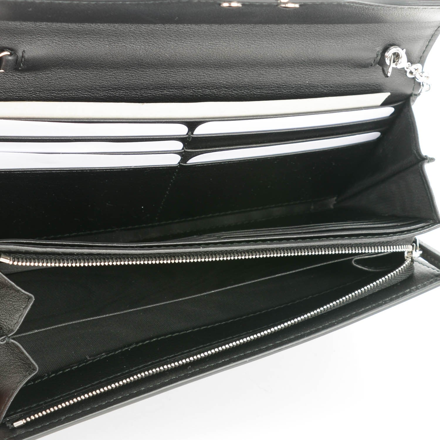 Gucci Regent Calfskin Lady Lock Wallet On Chain Black 5 of 6