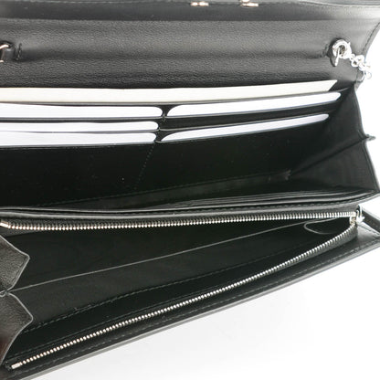 Gucci Regent Calfskin Lady Lock Wallet On Chain Black 5 of 6