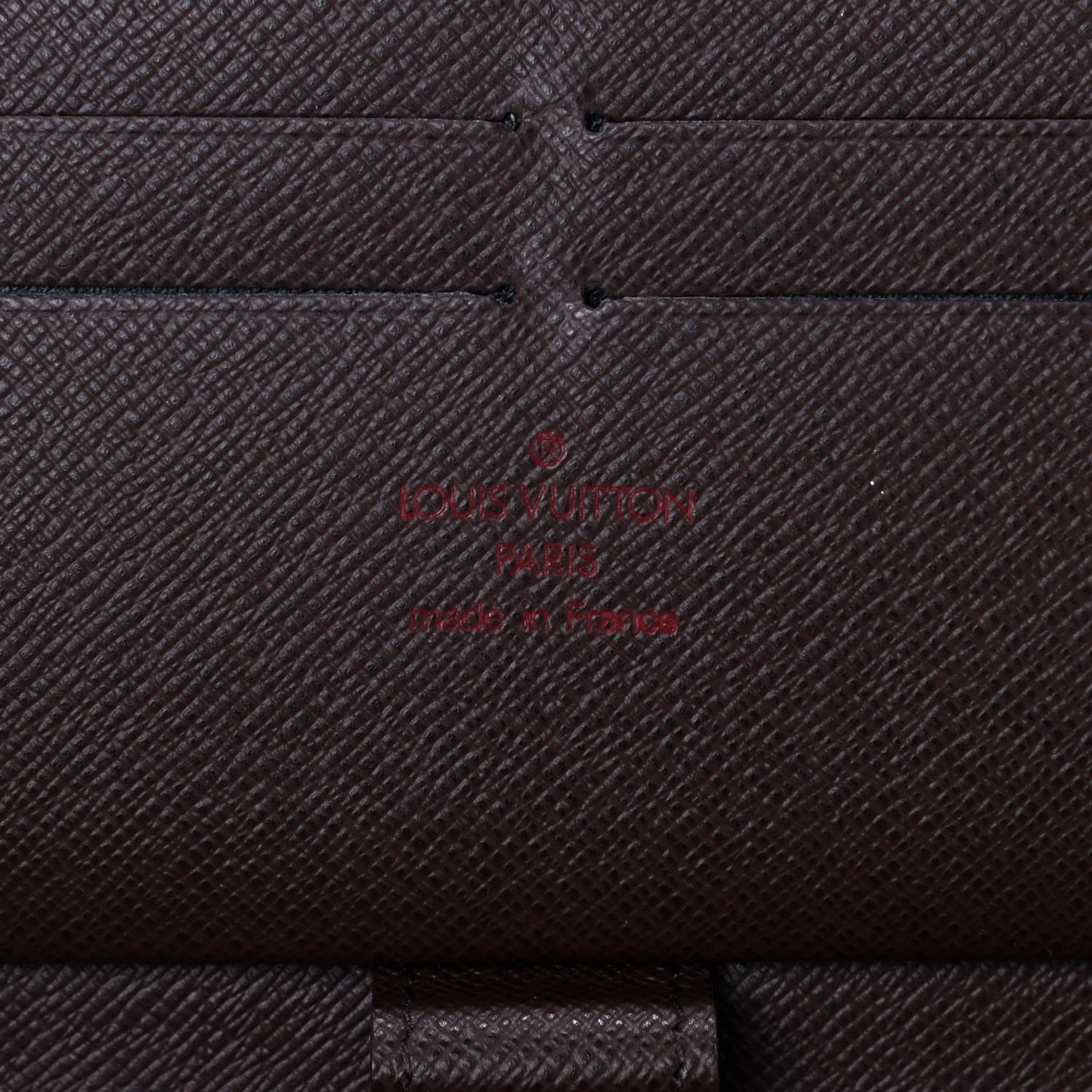 Damier Ebene Zippy Organizer Wallet
