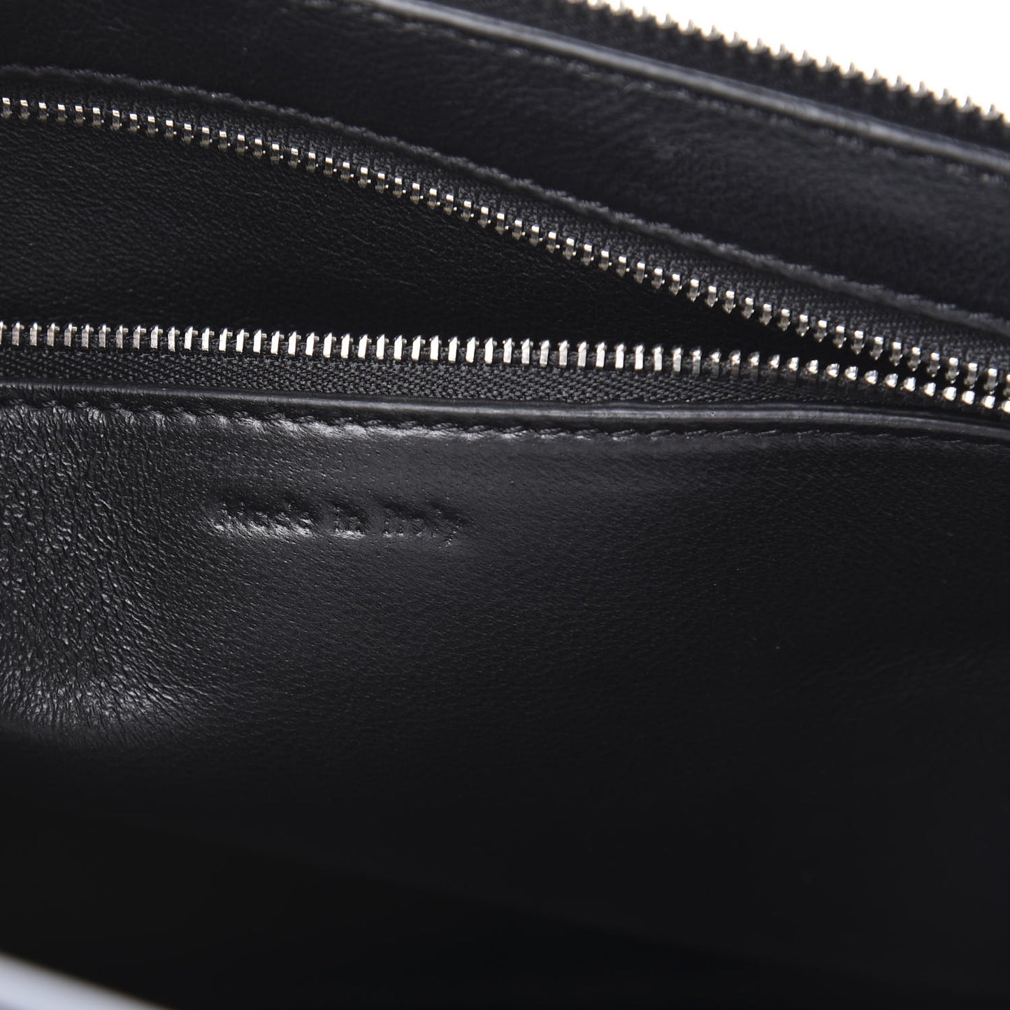 Grained Calfskin Medium Edge Shoulder Bag White