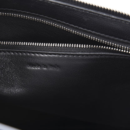 Celine Grained Calfskin Medium Edge Shoulder Bag White 7 of 10