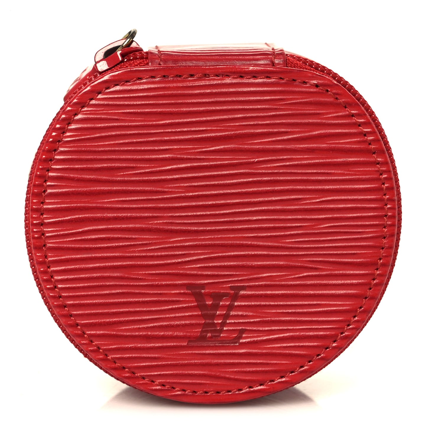 Epi Ecrin Bijoux 8cm Jewelry Box Case Castillan Red