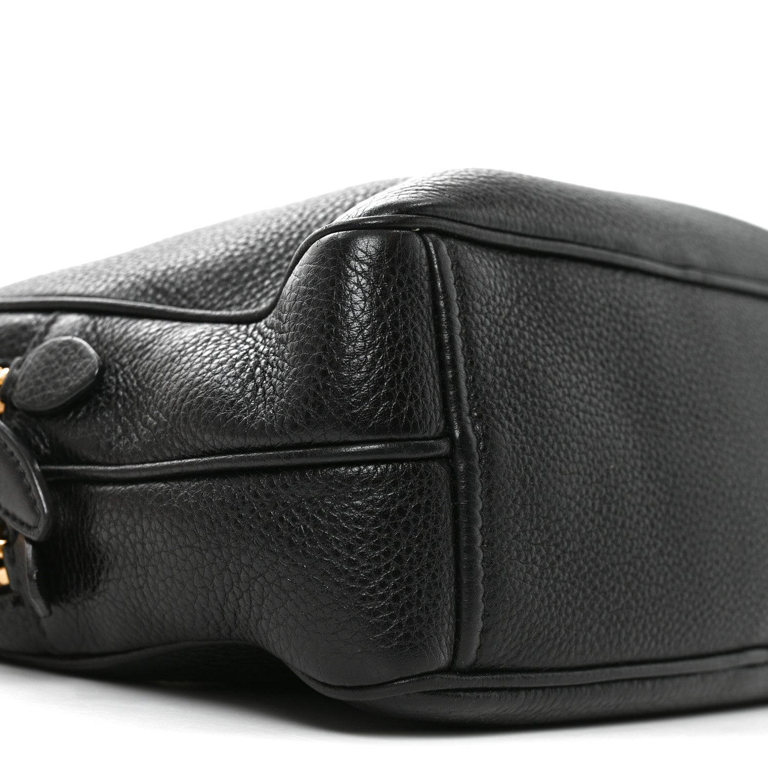 Prada Vitello Daino Medium Double Zip Shoulder Bag Black 13 of 17