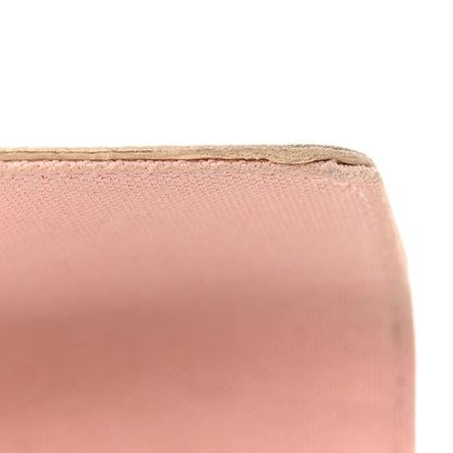 Louis Vuitton Damier Azur Pochette Felicie Chain Wallet Rose Ballerine 16 of 17