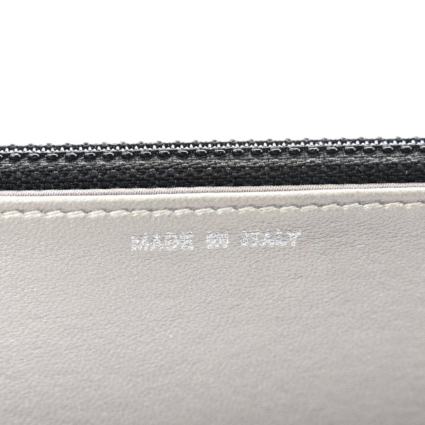 Lambskin Camellia Embossed Wallet on Chain WOC Black