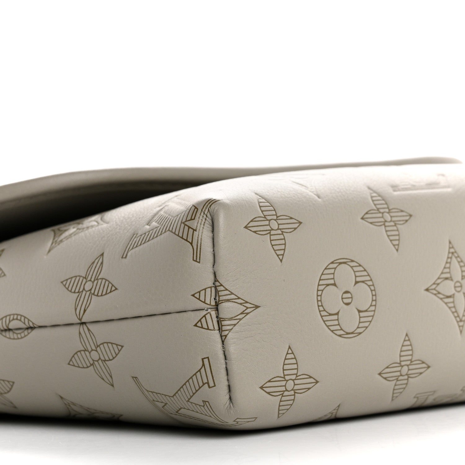 Louis Vuitton Calfskin Monogram Shadow Pulse Wearable Wallet Sand 8 of 11