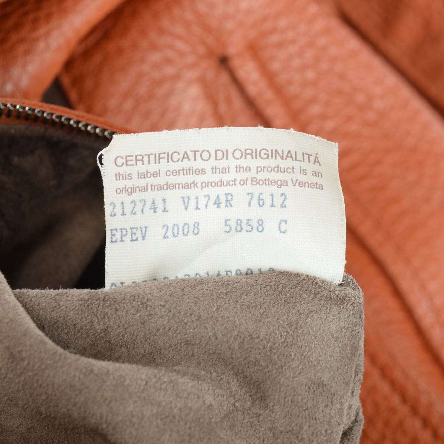 Cervo Deerskin Large Hobo Pumpkin