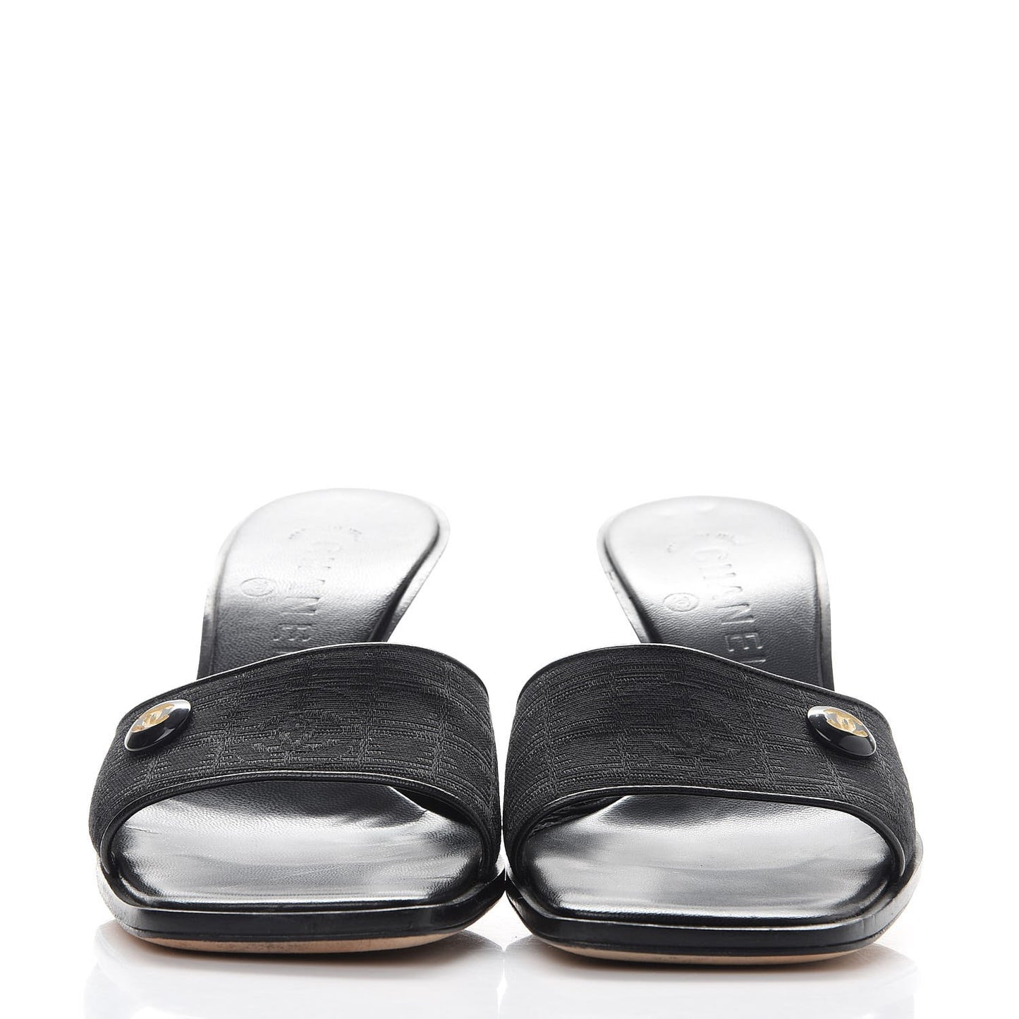 Nylon Travel Ligne CC Mules 37 Black