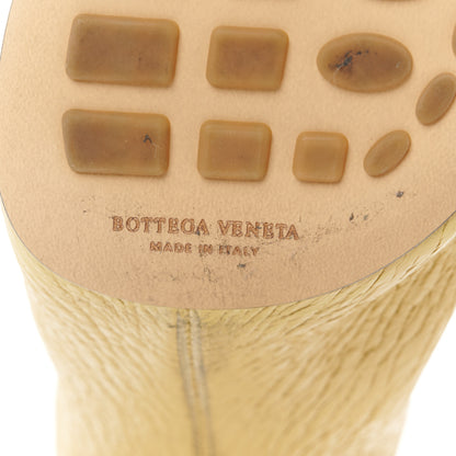 Bottega Veneta Crunch Calfskin Sharpei Pumps 36.5 Tapioca 8 of 16