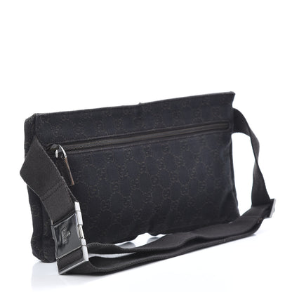 Gucci GG Monogram Double Pocket Belt Bag Black 3 of 12