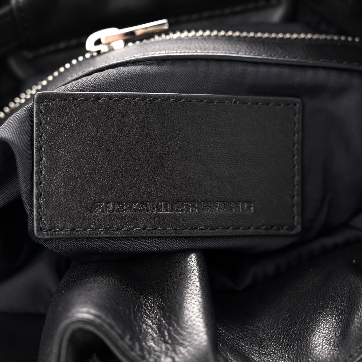 Alexander Wang Lambskin Rose Studded Mini Marti Convertible Backpack Black Rhodium Hardware 6 of 9