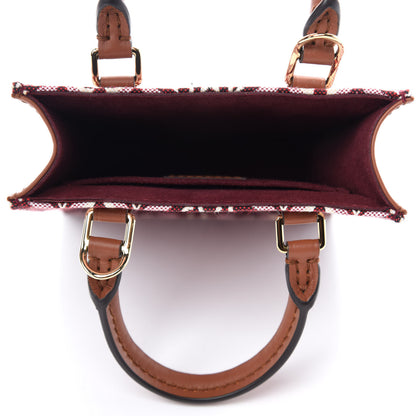Louis Vuitton Jacquard Since 1854 Petit Sac Plat Bordeaux 5 of 11