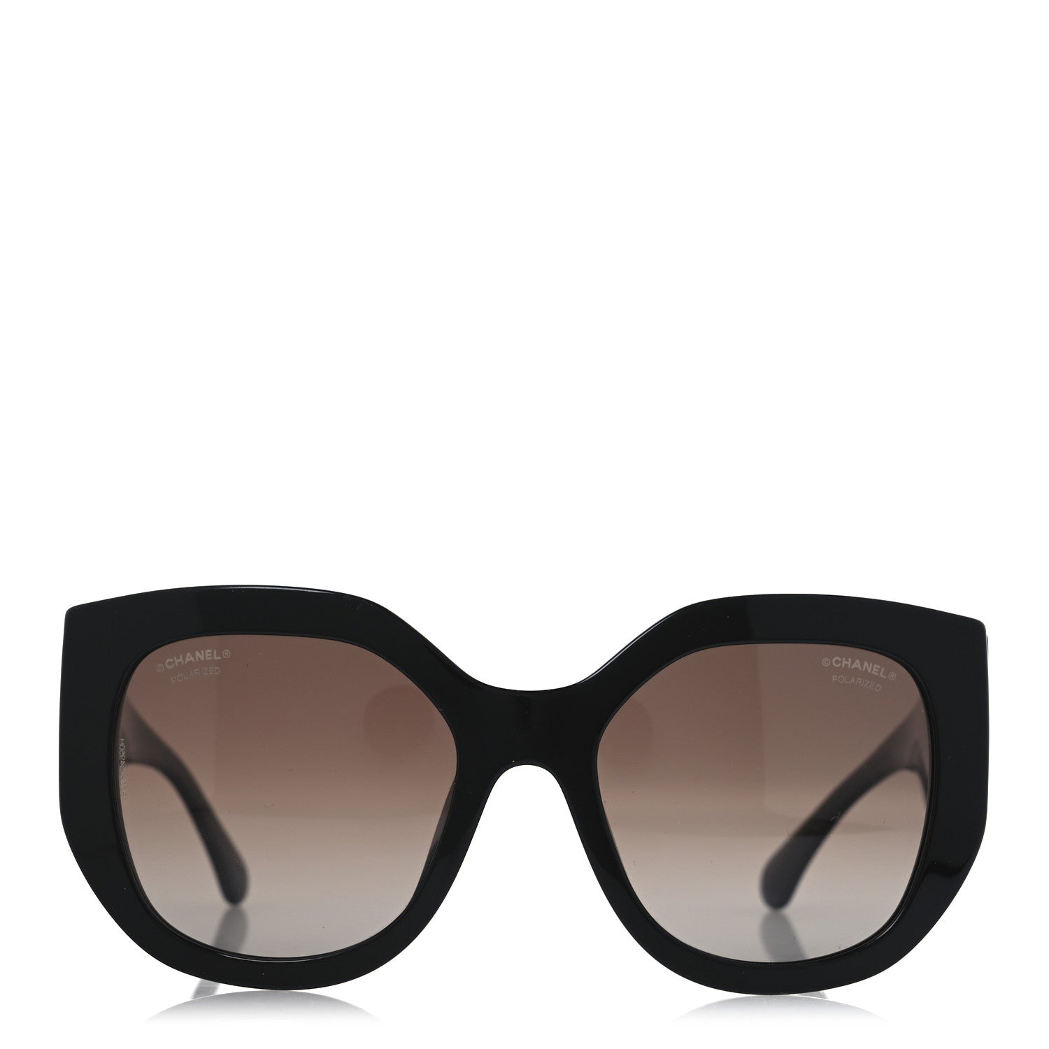 Chanel Acetate Butterfly CC Sunglasses 5550-A Black 2 of 7