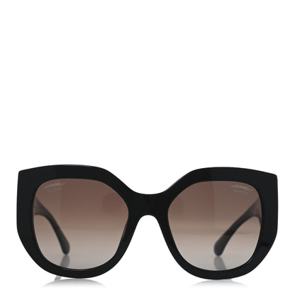 Chanel Acetate Butterfly CC Sunglasses 5550-A Black 2 of 7