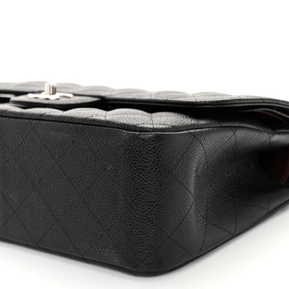 Chanel Caviar Quilted Jumbo Double Flap Black 10 of 10