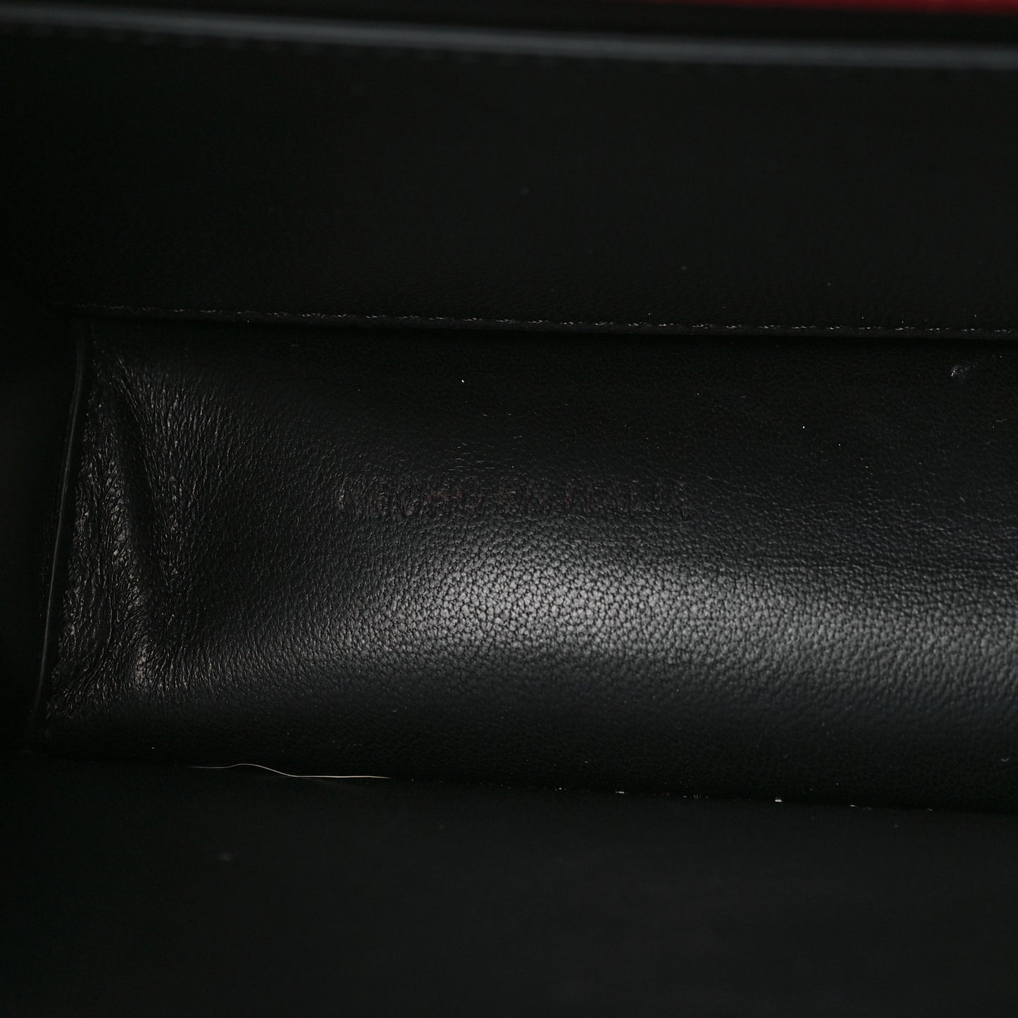Calfskin Vlogo Loco Crossbody Bag Dark Red
