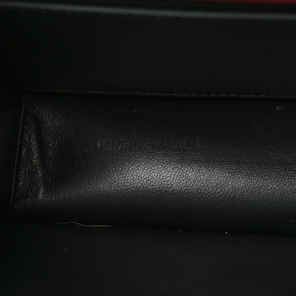 Valentino Garavani Calfskin Vlogo Loco Crossbody Bag Dark Red 7 of 9