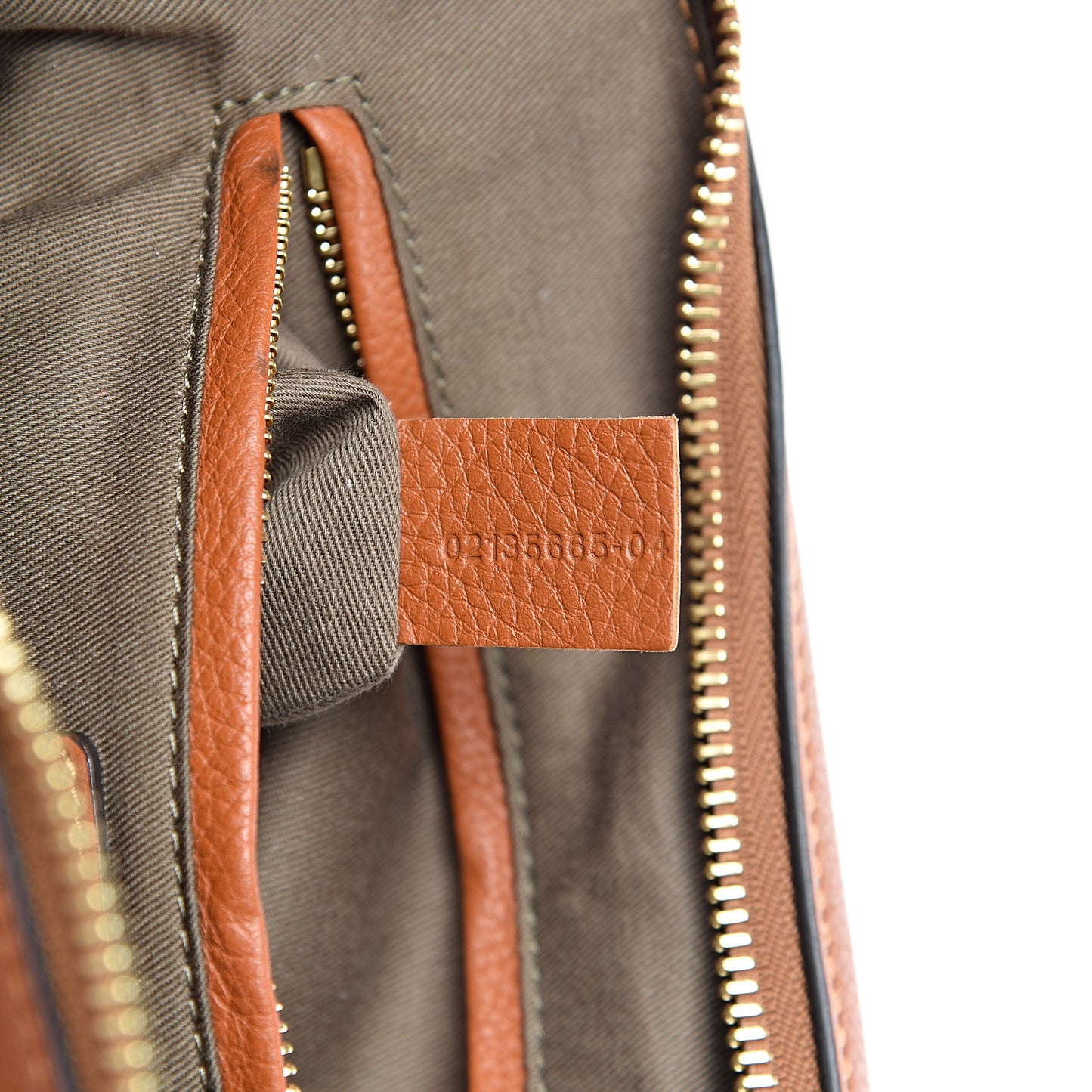 Calfskin Large Marcie Satchel Tan