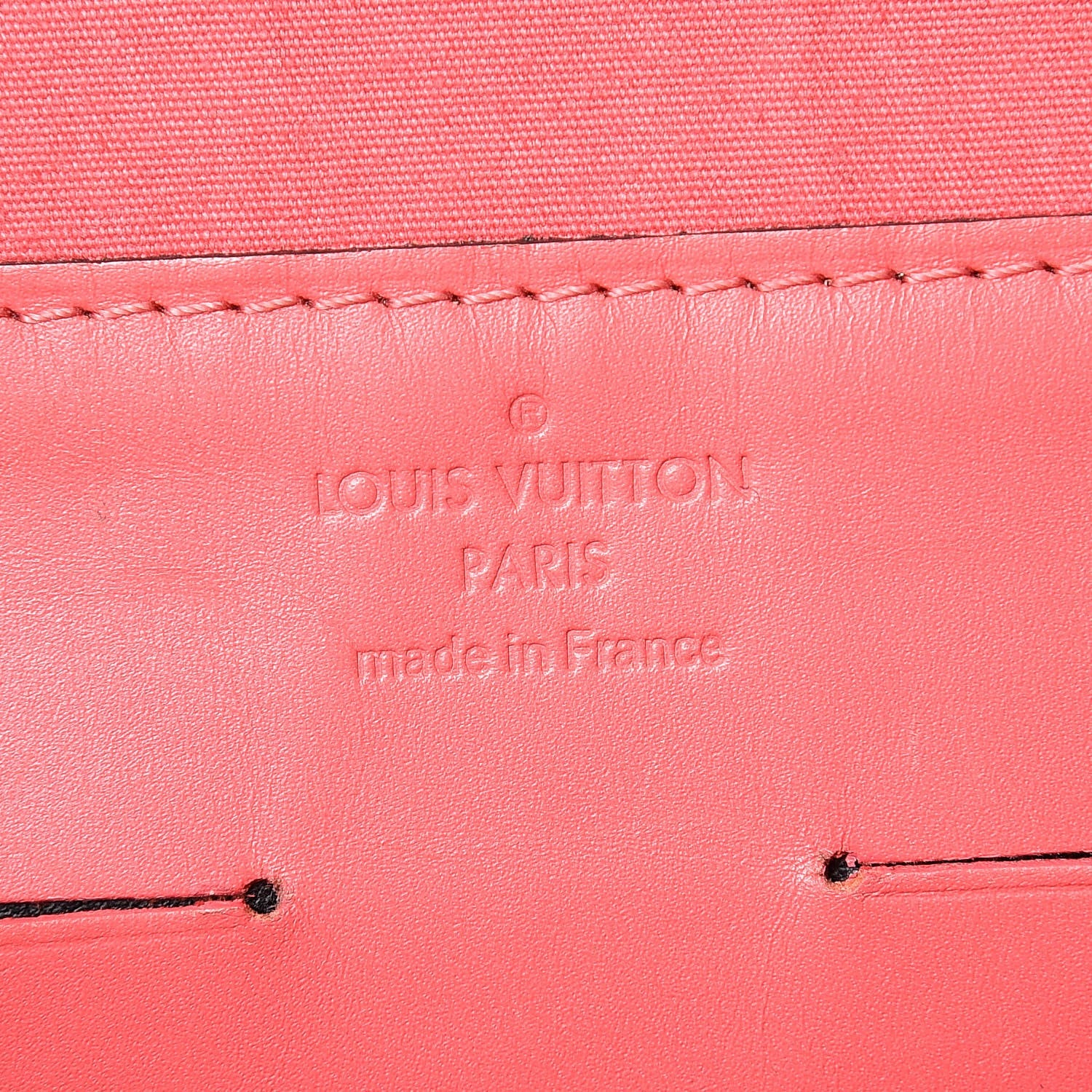 Louis Vuitton Vernis Ana Clutch Rose Litchi 6 of 12