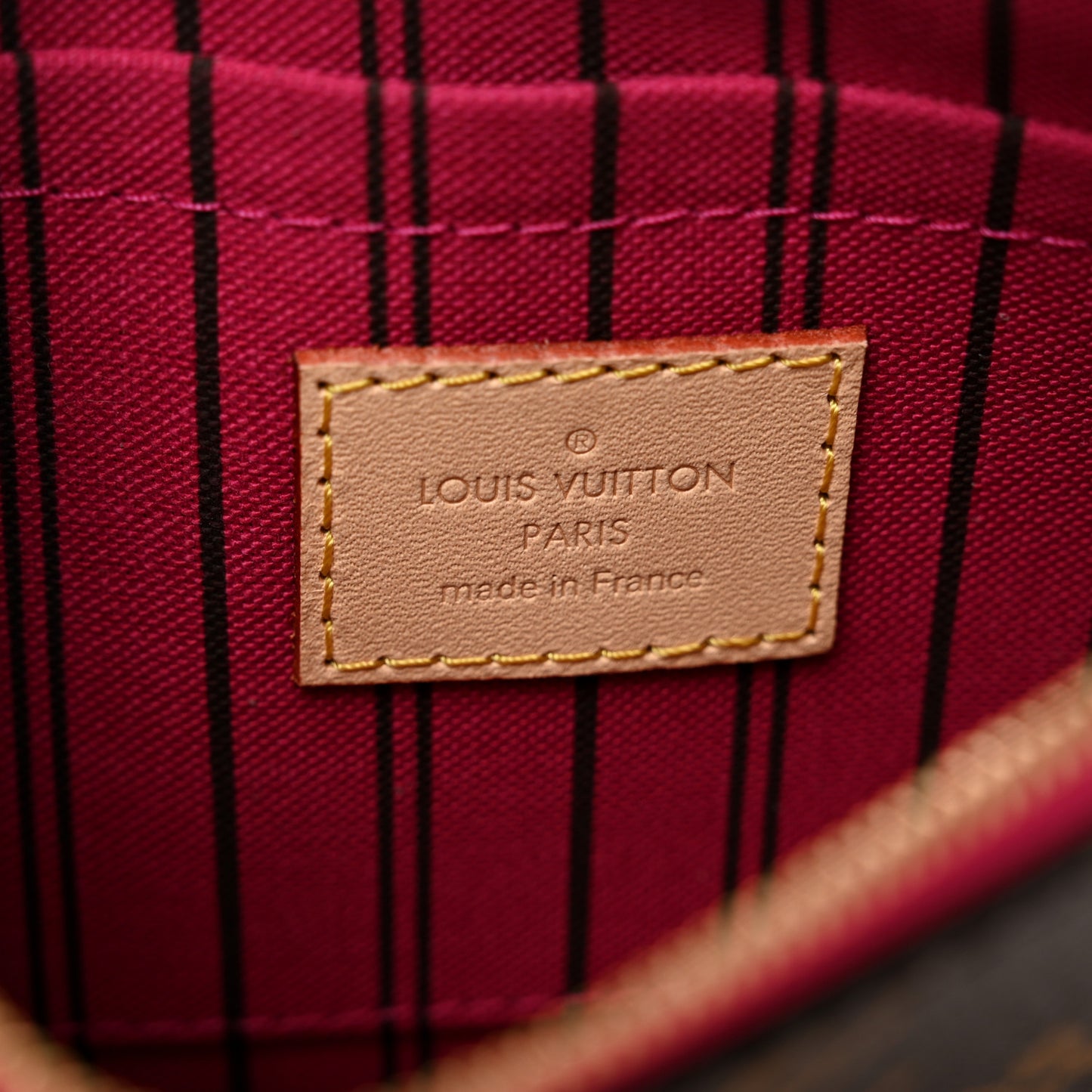 Monogram Neverfull PM Pochette Pivoine