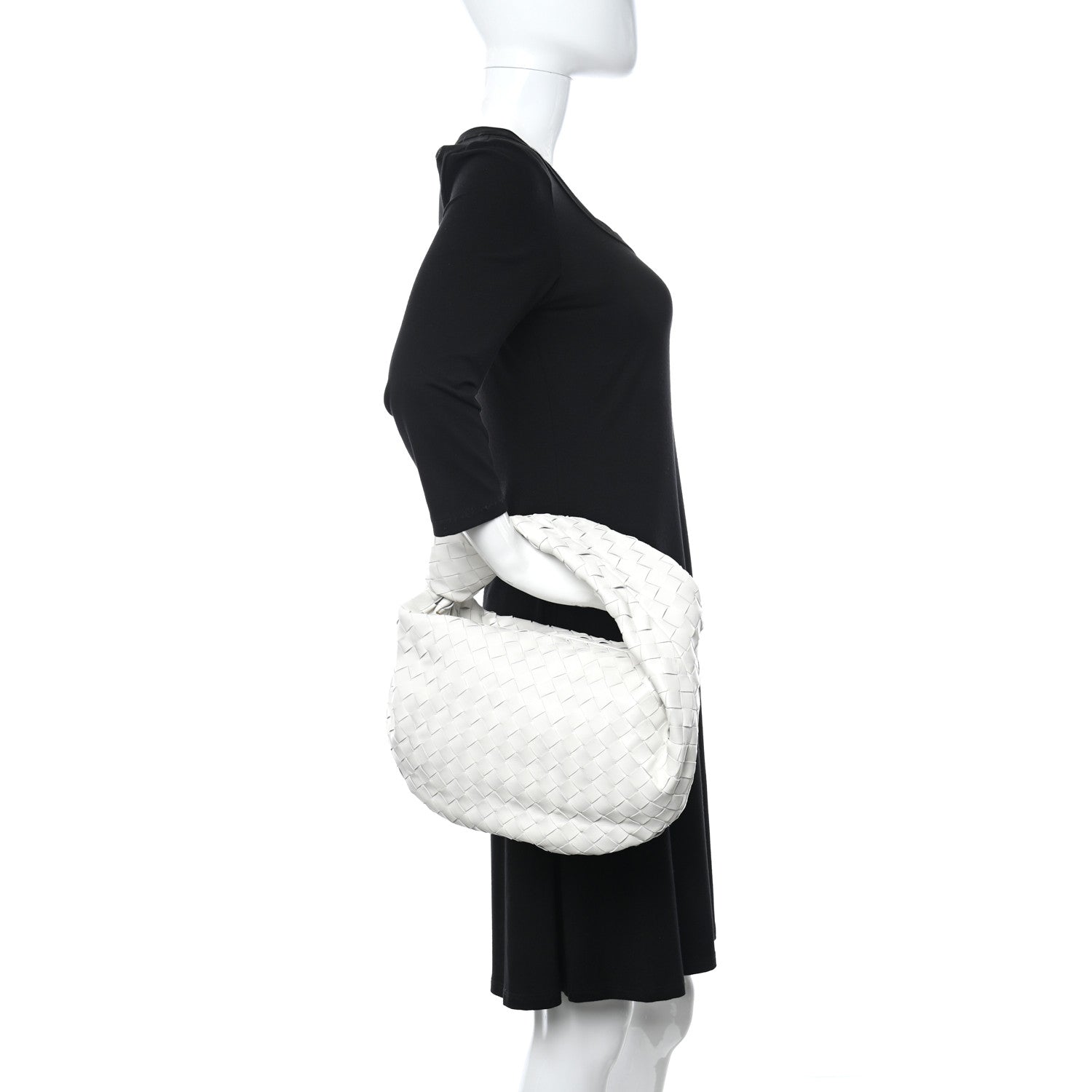 Bottega Veneta Nappa Intrecciato Teen Jodie Hobo White 2 of 11