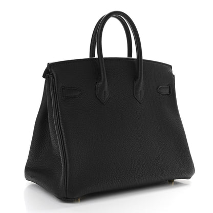 Hermes Togo Birkin 25 Black 3 of 11