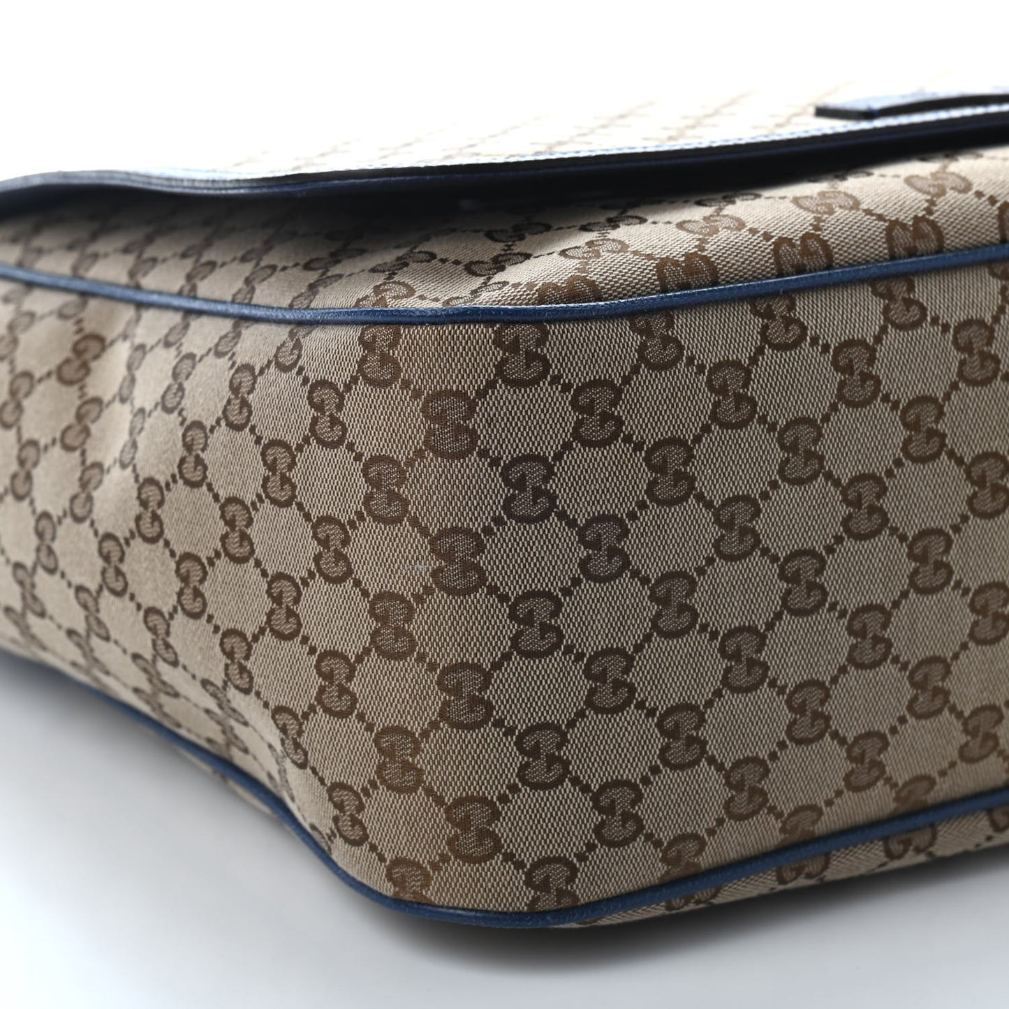Monogram Convertible Diaper Bag Blue
