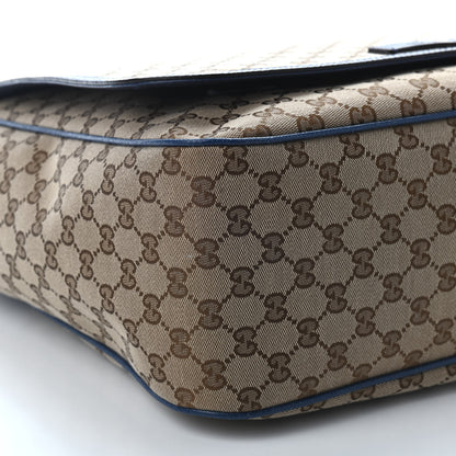 Gucci Monogram Convertible Diaper Bag Blue 8 of 9