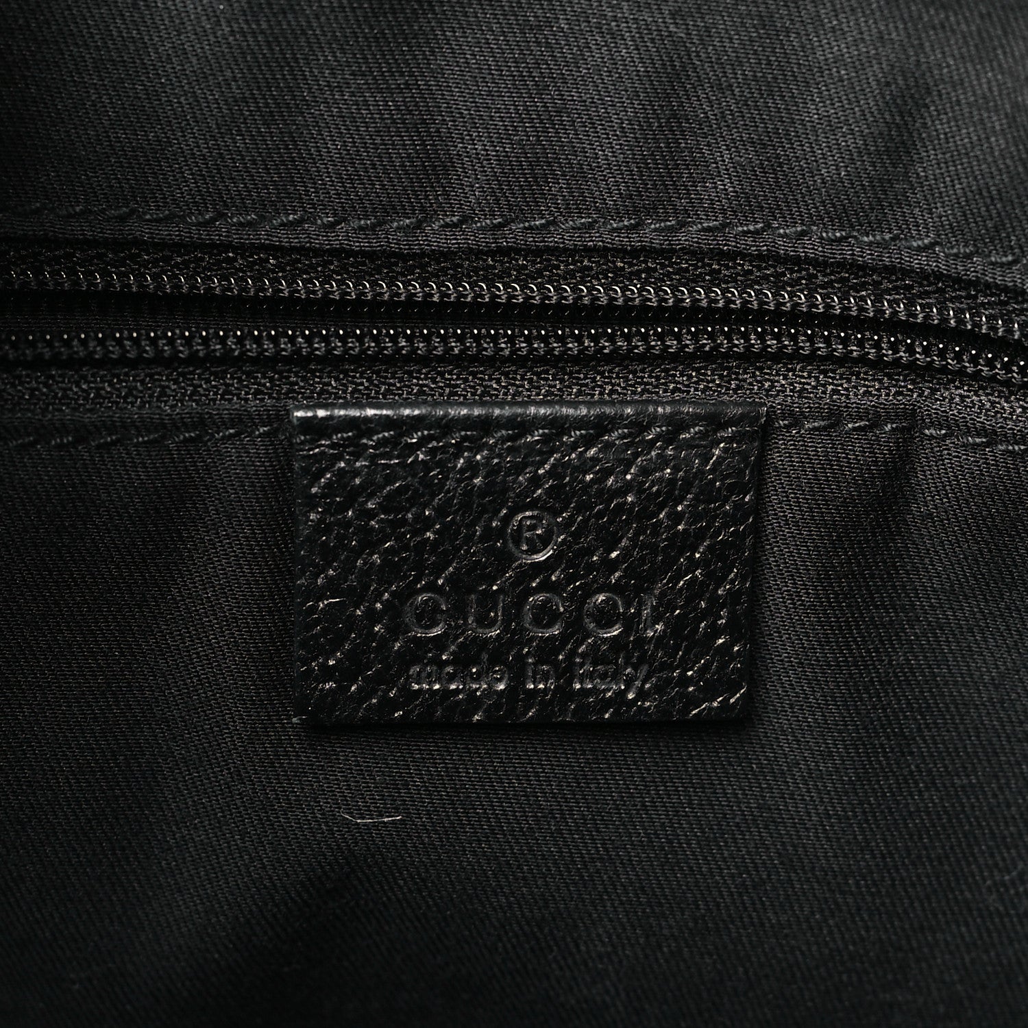 Gucci Monogram Medium Tote Black 6 of 10